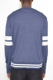 Mens Two Stripe Button Cardiganirt